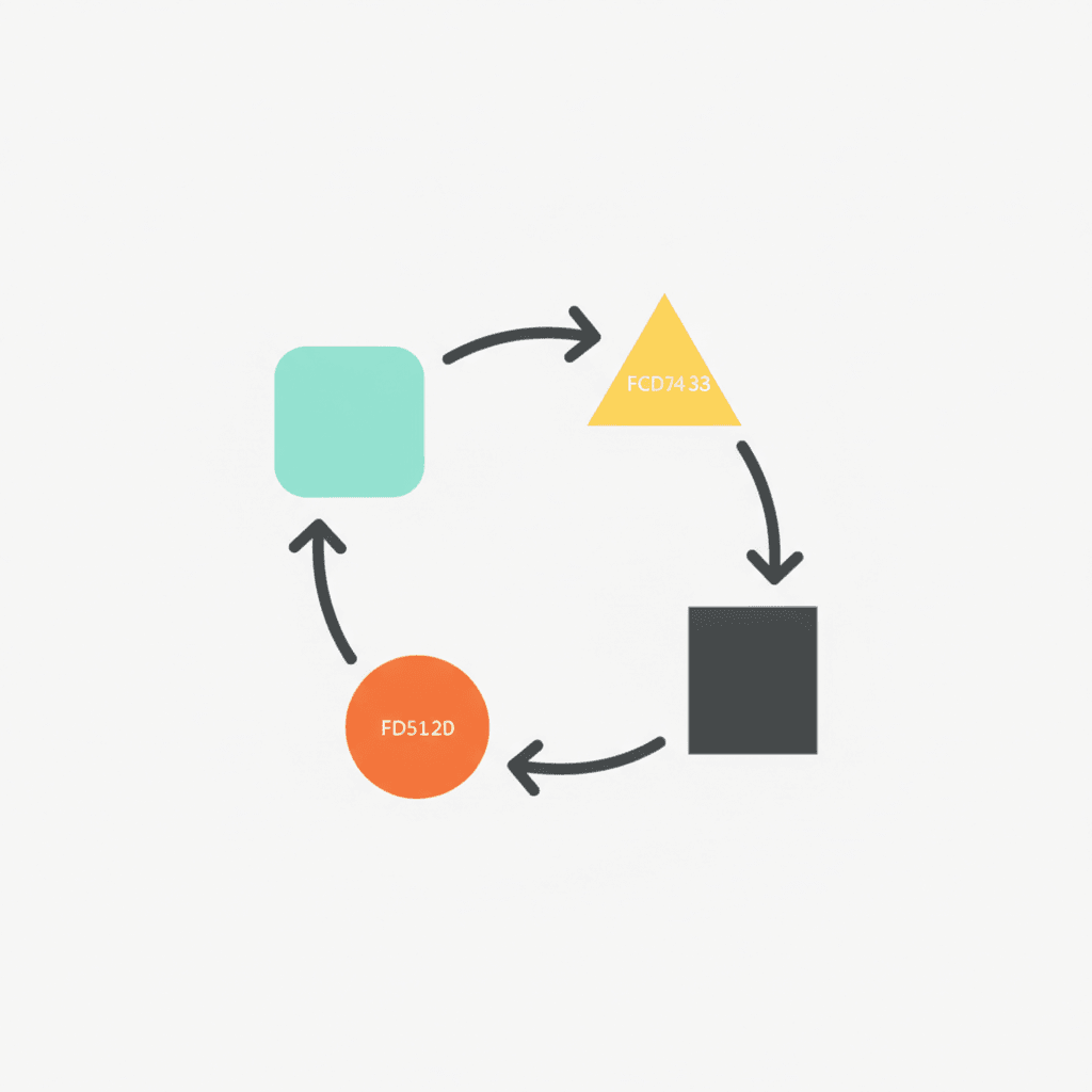 Diagram showing the four phases of the Nerd Productivity System: Capture, Process, Plan, Do