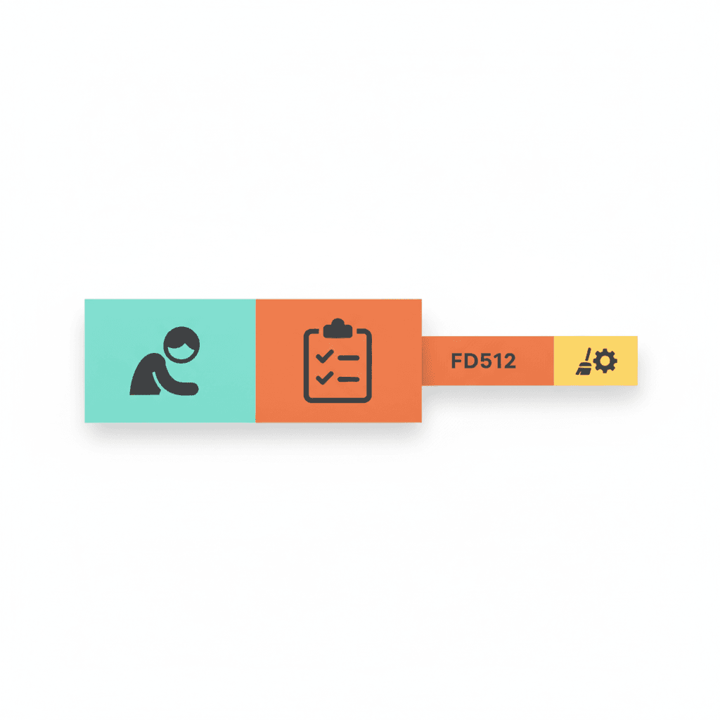 A work day split into three coloured segments — three hours of deep work, three shorter tasks, three maintenance items