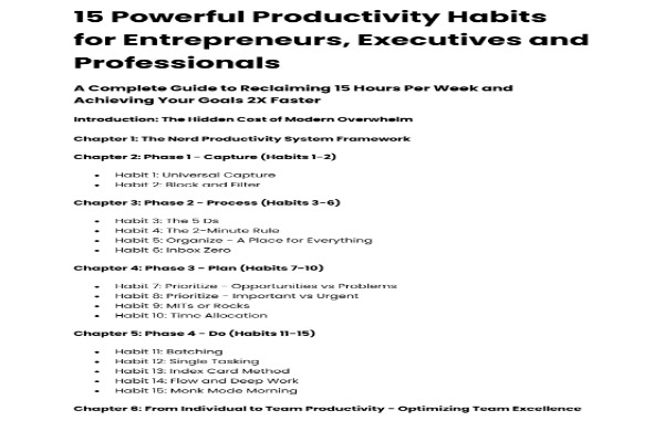 Productivity Rules: Master the Physics and Psychology